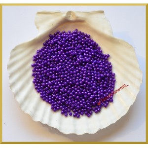 Perełki 3mm brązowe perłowe