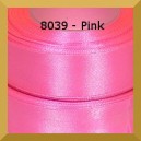 Tasiemka satynowa 6mm kolor 8039 pink/ 20szt.