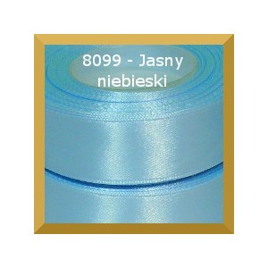 Tasiemka satynowa 6mm kolor 8099 jasno niebieski/ 20szt.