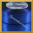 Tasiemka satynowa 6mm kolor 8108 ciemno niebieski/ 20szt.