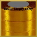 Tasiemka satynowa 12mm kolor 8013 ciepły żółty