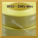Tasiemka satynowa 12mm kolor 8010 żółty ecru