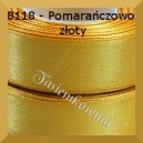 Tasiemka satynowa 12mm kolor 8018 pomarańczowo złoty
