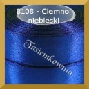 Tasiemka satynowa 12mm kolor 8108 ciemno niebieski