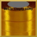 Tasiemka satynowa 6mm kolor 8013 ciepły żółty