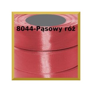 Tasiemka satynowa 25mm kolor 8044 pąsowy róż