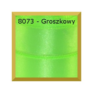 Tasiemka satynowa 25mm kolor 8073 groszkowy