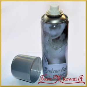 Farba srebrna spray 250ml