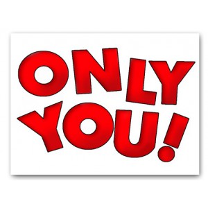 Naklejki na buty "ONLY YOU!"