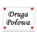 Naklejki na buty "Druga połowa"