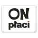 Naklejki na buty "ON płaci"