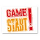 Naklejki na buty "GAME START!"