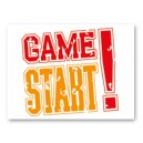 Naklejki na buty "GAME START!"