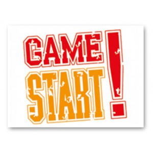 Naklejki na buty "GAME START!"