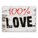 Naklejki na buty "100% LOVE"