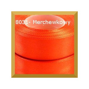 Tasiemka satynowa 25mm kolor 8031 marchewkowy