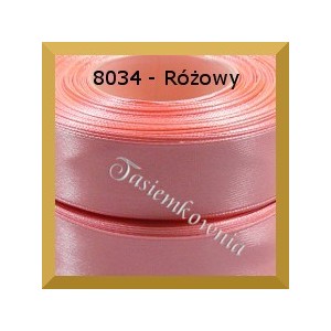Tasiemka satynowa 25mm kolor 8034 różowy