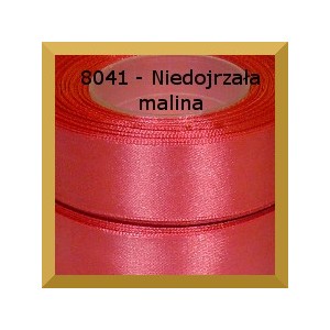 Tasiemka satynowa 25mm kolor 8041 niedojrzała malina