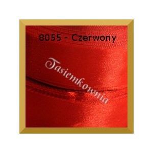 Tasiemka satynowa 25mm kolor 8055 czerwony