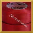 Tasiemka satynowa 25mm kolor 8056 ciemno czerwony