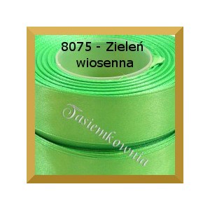 Tasiemka satynowa 25mm kolor 8075 zieleń wiosenna