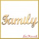 FAMILY - napis ze sklejki ozdobnej