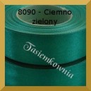 Tasiemka satynowa 25mm kolor 8090 ciemno zielony