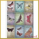 Papier do decoupage KLASYCZNY A4 D0537M-kolorowe motyle