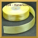 Tasiemka satynowa 38mm kolor 104 kanarkowy 2mb