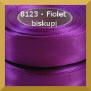 Tasiemka satynowa 25mm kolor 8123 fiolet biskupi