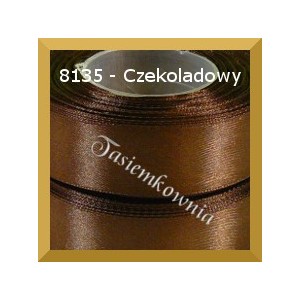 Tasiemka satynowa 25mm kolor 8135 czekoladowy