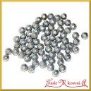 Brokatowe kulki srebrne 1,8cm