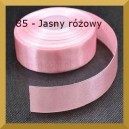 Tasiemka satynowa 25mm kolor 85 Jasno różowa
