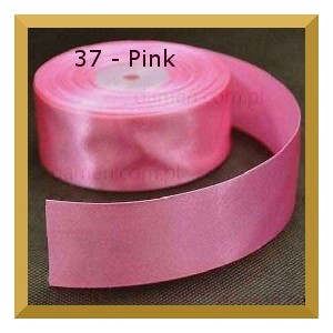 Tasiemka satynowa 25mm kolor 37 Pink