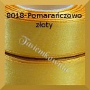 Tasiemka satynowa 6mm kolor 8018 pomarańczowo złoty