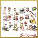 Papier do decoupage KLASYCZNY A4 D0401M - RYSUNKOWE DZIECI