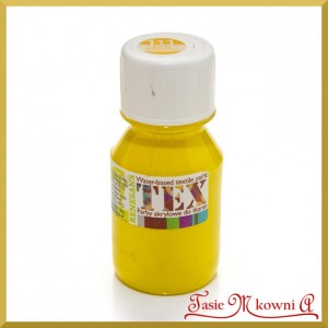 Farba akrylowa DO TKANIN 50 ml -nr 111 CIEMNY ŻÓŁTY