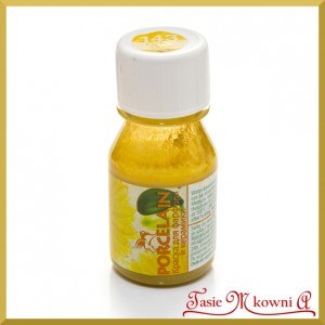 Farba DO CERAMIKI 50 ml - nr 143 OCHRA ZŁOTA