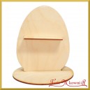 Jajko z półeczką - sklejka ozdobna 15cm