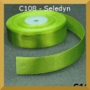 Tasiemka satynowa 25mm kolor C108 Seledyn