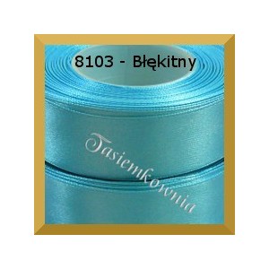 Tasiemka satynowa 6mm kolor 8103 błękitny