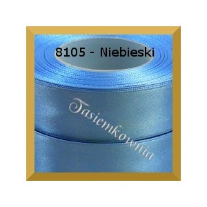 Tasiemka satynowa 6mm kolor 8105 niebieski