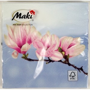 Serwetka do decoupage GAŁĄZKA MAGNOLII