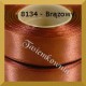 Tasiemka satynowa 6mm kolor 8134 brązowy