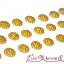 Jeżynki samoprzylepne  ZŁOTE 1,8cm 48szt.
