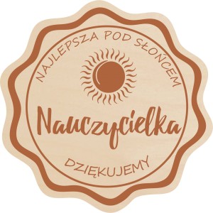 Podkładka pod kubek dla nauczyciela-wzór 2