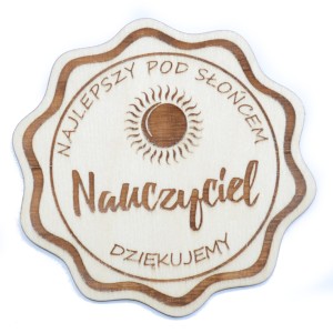 Podkładka pod kubek dla nauczyciela-wzór 3