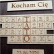 Drewniany dyplom "Kocham Cię TATO !" , w ramce, wenge