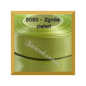 Tasiemka satynowa 12mm kolor 8078 jasna zgniła zieleń