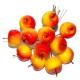 Rajskie jabłuszka pomarańczowe 2CM drucik 12 szt.